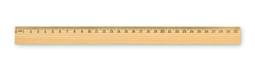 Logo trade firmakingituse pilt: RULER30 puidust joonlaud 30cm