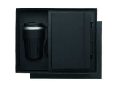 Logotrade meene foto: ENGAGE 3-osaline kinkekomplekt karbis