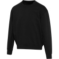 Boris 280 g/m2 unisex OCS orgaaniline ülisuur ümara kaelusega kampsun, Must