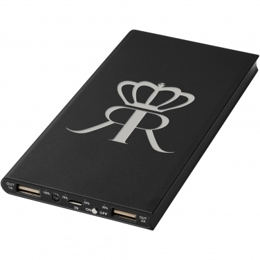 Logo trade liikelahjat tuotekuva: 8 000 mAh:n alumiininen Plate -varavirtalähde