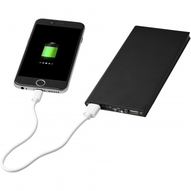 Logo trade liikelahjat tuotekuva: 8 000 mAh:n alumiininen Plate -varavirtalähde