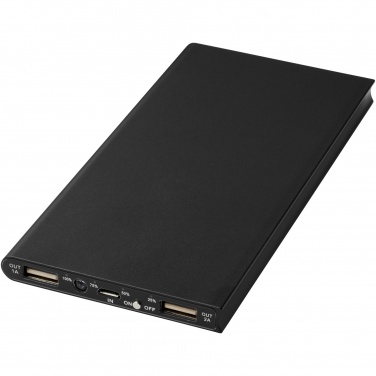 Logotrade liikelahja tuotekuva: 8 000 mAh:n alumiininen Plate -varavirtalähde