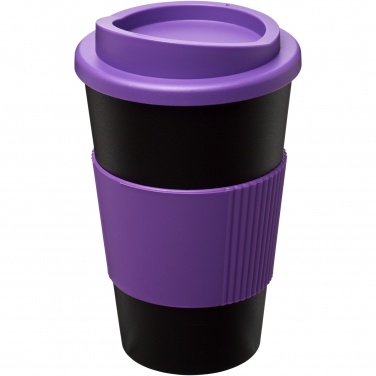Logo trade mainostuote kuva: Americano® 350 ml eristetty muki oterenkaalla