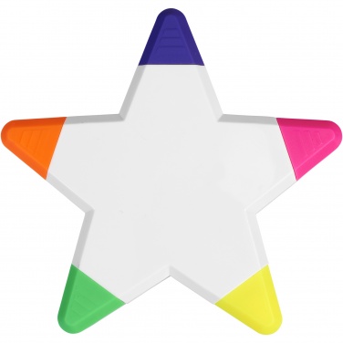 Logo trade liikelahja kuva: Solvig-korostuskynä, tähdenmuotoinen