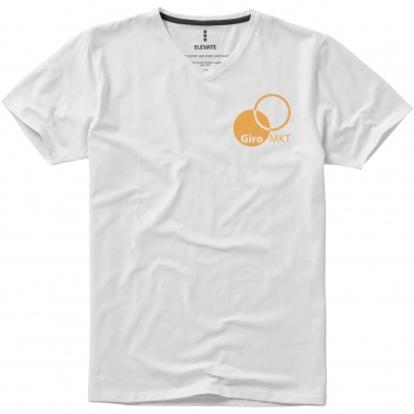 Logo trade liikelahja mainoslahja tuotekuva: Kawartha short sleeve men's organic V-neck t-shirt