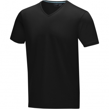 Logo trade liikelahjat tuotekuva: Kawartha short sleeve men's organic V-neck t-shirt