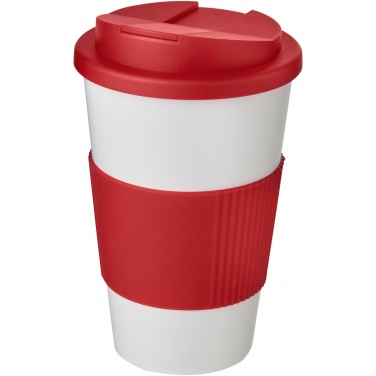 Logo trade mainoslahja kuva: Americano® 350 ml muki, läikyttämätön kansi, grippi
