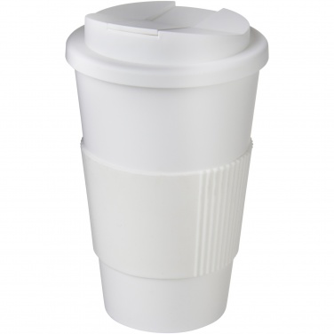Logo trade mainostuote kuva: Americano® 350 ml muki, läikyttämätön kansi, grippi