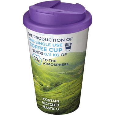 Logo trade mainoslahjat tuotekuva: Brite-Americano® 350 ml muki, läikyttämätön kansi