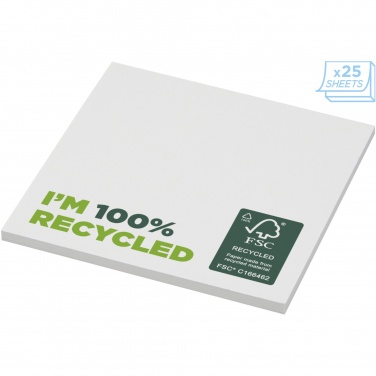 Logotrade mainoslahjat ja liikelahjat tuotekuva: Sticky-Mate® kierrätetyt tarralaput 75 x 75 mm