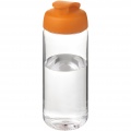 H2O Active® Octave Tritan™ 600 ml urheilujuomapullo pikalukittavalla korkilla, Läpinäkyvä kirkas/oranssi