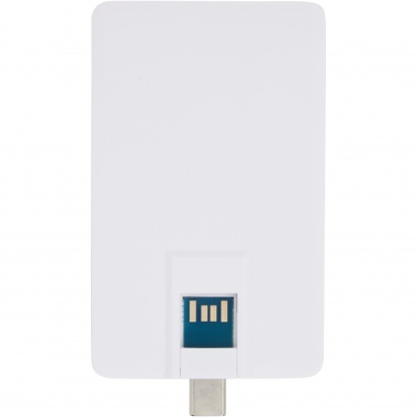 Logotrade liikelahjat mainoslahjat tuotekuva: Duo Slim 32 Gt USB-asema, Type-C ja USB-A 3.0