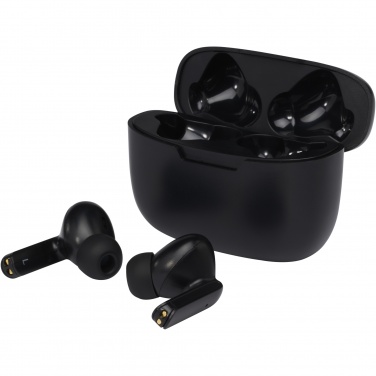 Logotrade liikelahjat mainoslahjat tuotekuva: Essos 2.0 True Wireless -nappikuulokkeet kotelossa, jotka muodostavat laiteparin automaattisesti