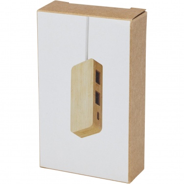 Logotrade liikelahjat mainoslahjat tuotekuva: Tapas USB-hubi bambusta