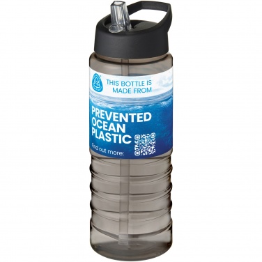 Logo trade mainoslahja ja liikelahja tuotekuva: H2O Active® Eco Treble 750 ml:n juomapullo sporttikorkilla