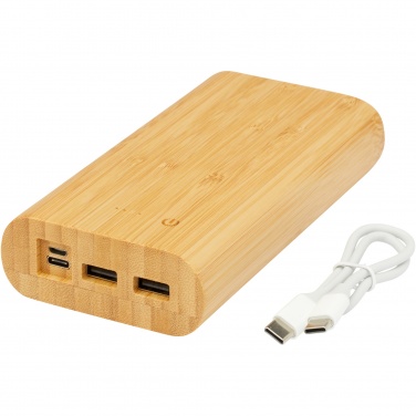 Logo trade mainoslahjat tuotekuva: Tulda-varavirtalähde, 20,000 mAh, bambua