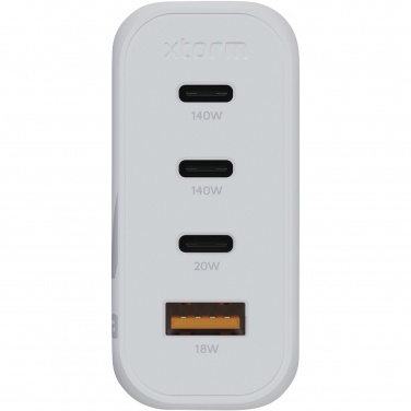 Logo trade liikelahjat tuotekuva: Xtorm XEC140 GaN²Ultra 140 W -seinälaturi