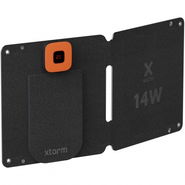Logotrade liikelahja tuotekuva: Xtorm XR2S14 SolarBooster14 W:n taitettava aurinkopaneeli
