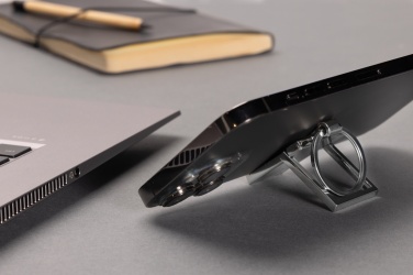 Logotrade mainoslahja tuotekuva: Puhelinteline avaimenperä RSC kierrätettyä sinkkiseosta