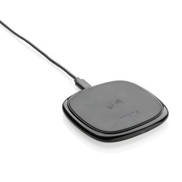 Logo trade mainoslahja ja liikelahja tuotekuva: Philips 10W langaton laturi Qi
