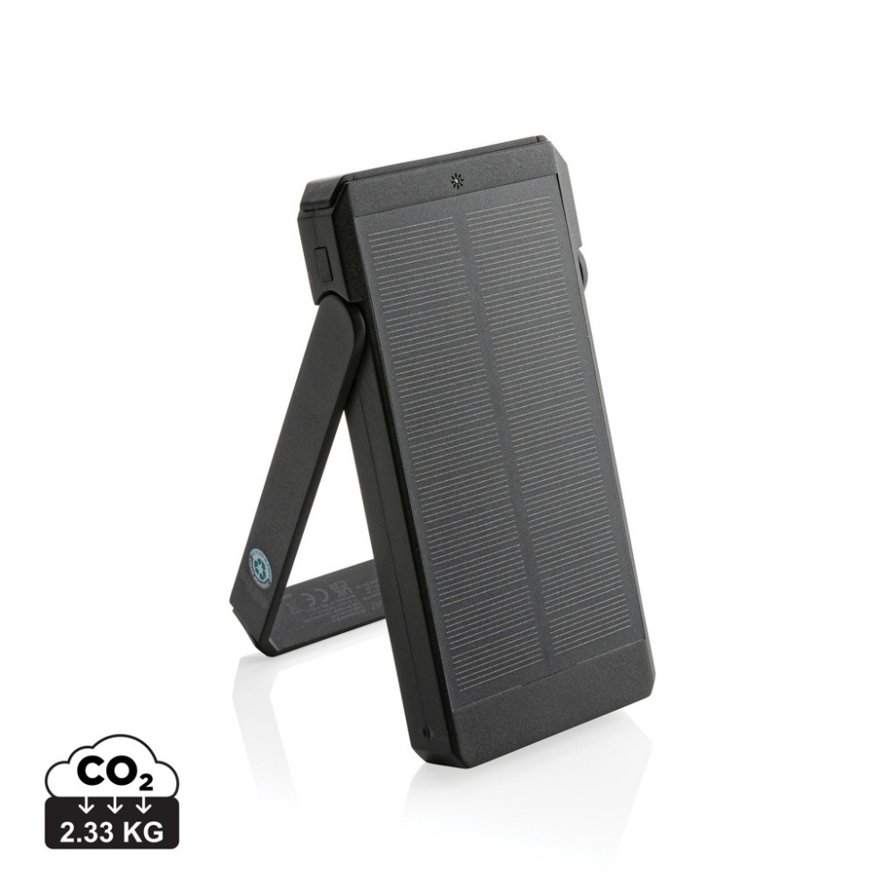 Logo trade liikelahjat mainoslahjat kuva: Skywave aurinkovoimapankki 10000mAh RCS muovista