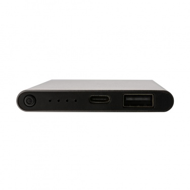 Logo trade mainostuote kuva: 4000mAh virtapankki USB-C:llä RCS muovista/alumiinista