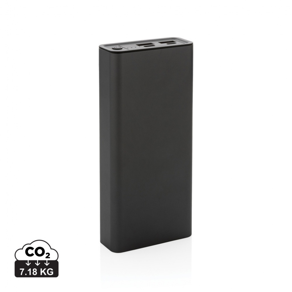 Logotrade liikelahjat kuva: Terra RCS alumiininen 20w 20000mAh varavirtalähde