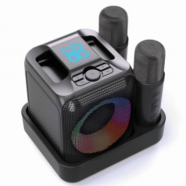 Logotrade mainoslahjat kuva: Singvibe RCS karaokesarja tuplamikrofonilla kierrätysmuovia