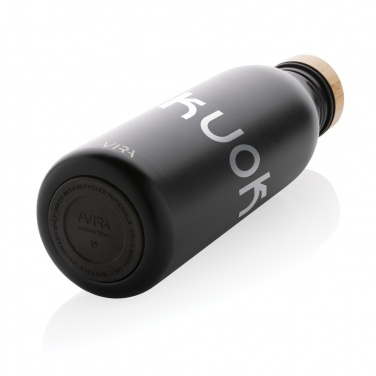 Logotrade liikelahja tuotekuva: Avira Alcor RCS yksiseinäinen re-steel vesipullo 600 ML