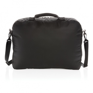 Logotrade liikelahja mainoslahja kuva: Musta PVC-vapaa Fashion-laptoplaukku 15,6"