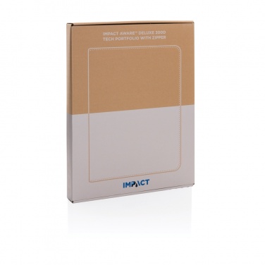 Logotrade liikelahja tuotekuva: Impact Aware™ deluxe 300D tech portfolio vetoketjulla