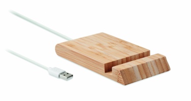 Logo trade mainoslahjat ja liikelahjat kuva: Bambu langaton laturi  10W ODOS