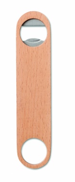 Logotrade liikelahjat mainoslahjat tuotekuva: Pullonavaaja puupinnalla