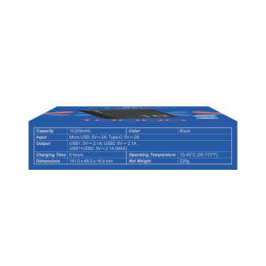 Logotrade mainostuotet kuva: POWER BANK SILICON POWER GP15 10 000 MAH