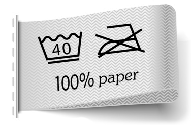 Logo trade mainoslahjat tuotekuva: Wash Paper-pussi 950106