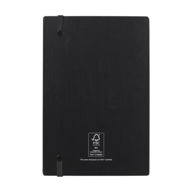 Logo trade mainoslahjat ja liikelahjat kuva: Bamboo Journal Naked Spine Paper Notebook Musta A5