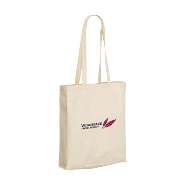 Logotrade mainoslahja tuotekuva: Natural Square Bag (165 g/m²) puuvillakassi