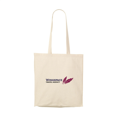 Logo trade liikelahjat mainoslahjat kuva: Natural Square Bag (165 g/m²) puuvillakassi