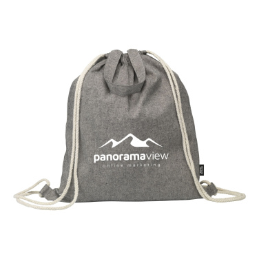 Logo trade mainoslahjat ja liikelahjat kuva: GRS Recycled Cotton PromoBag Plus (180 g/m²) reppu