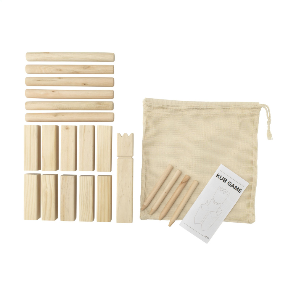 Logotrade mainostuote tuotekuva: Kingdom Kubb -ulkopeli