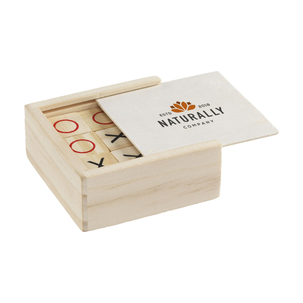 Logo trade liikelahjat mainoslahjat kuva: Tic Tac Toe Peli Bamboo