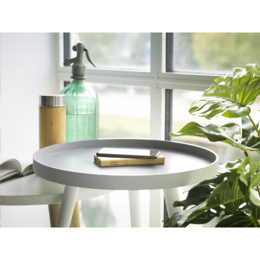Logo trade mainostuotet tuotekuva: Bamboo 8000 Wireless Powerbank langaton laturi