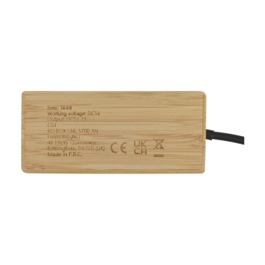 Logo trade mainoslahjat tuotekuva: Fyra Bamboo Hub