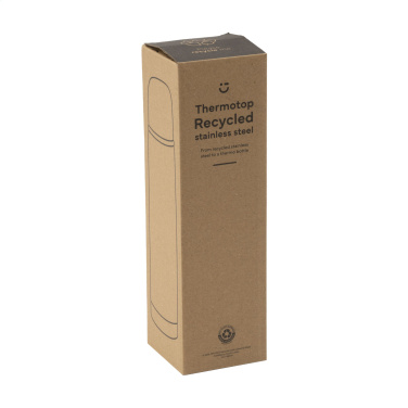 Logo trade mainoslahja ja liikelahja tuotekuva: Thermotop Midi RCS kierrätetystä teräksestä valmistettu 500 ml lämpöpullo