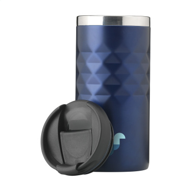 Logo trade mainostuote kuva: Geometrinen muki RCS kierrätetystä teräksestä 280 ml lämpökuppi