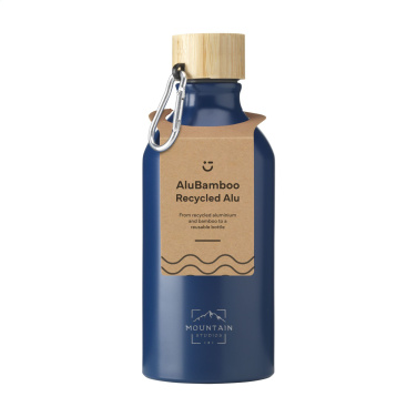 Logotrade liikelahjat mainoslahjat tuotekuva: AluBamboo GRS Kierrätetty Alu 500 ml vesipullo