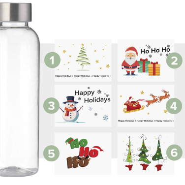 Logo trade mainoslahjat ja liikelahjat kuva: Senga GRS RPET Pullo 500 ml X-Mas