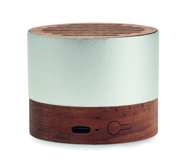 Logotrade liikelahja mainoslahja kuva: Kierrätetystä alumiinista valmistettu kaiutin