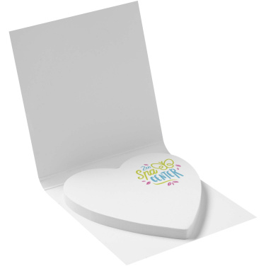 Logo trade mainoslahjat ja liikelahjat kuva: Sticky-Mate® pehmeäkantiset sydämenmuotoiset tarralaput