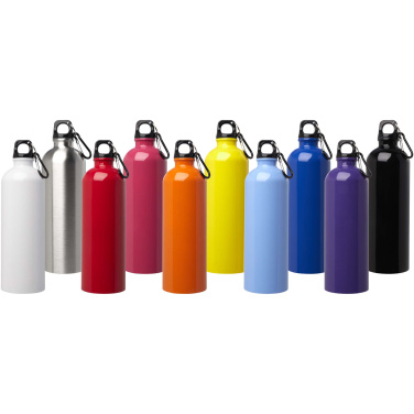 Logo trade mainoslahjat ja liikelahjat kuva: Oregon 750 ml:n RCS-sertifioitu, yksiseinämäinen, ruostumattomasta teräksestä valmistettu vesipullo jousihaalla